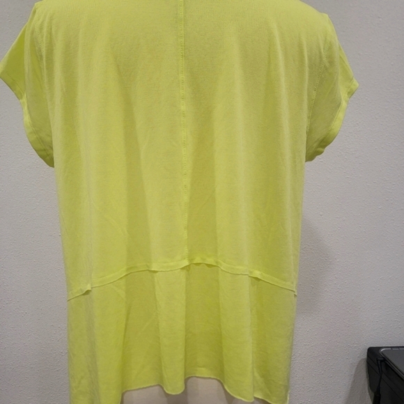NWOT Free People Verbra Lemon, Tempo Top SZ L - Picture 6 of 12